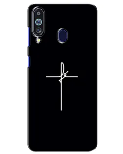 Чехол для Samsung Galaxy M40 с картинкой «Тонкий крест»