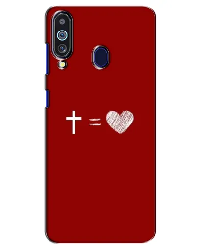 Чехол для Samsung Galaxy M40 с картинкой «Уравнение любви» Чехол для Samsung Galaxy M40 с картинкой «Уравнение любви»