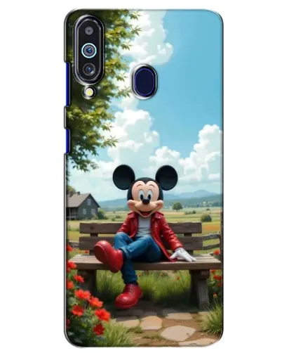 Чехол для Samsung Galaxy M40 с картинкой «Микки на скамейке» Чехол для Samsung Galaxy M40 с картинкой «Микки на скамейке»