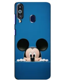 Чехол для Samsung Galaxy M40 с картинкой «Микки выглядывает» Чехол для Samsung Galaxy M40 с картинкой «Микки выглядывает»