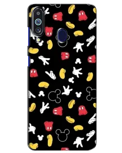 Чехол для Samsung Galaxy M40 с картинкой «Графический принт лапок» Чехол для Samsung Galaxy M40 с картинкой «Графический принт лапок»