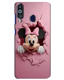 Чехол для Samsung Galaxy M40 с картинкой «Минни сквозь стену» Чехол для Samsung Galaxy M40 с картинкой «Минни сквозь стену»