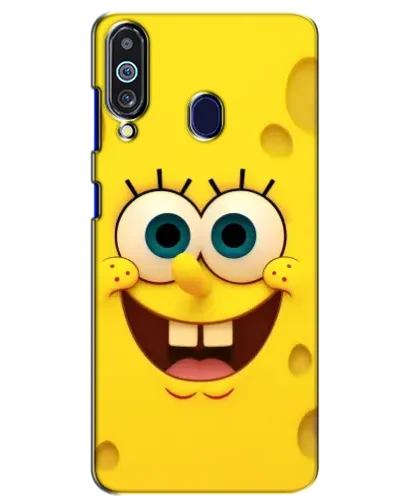 Чехол для Samsung Galaxy M40 с картинкой «Губка Боб улыбка»
