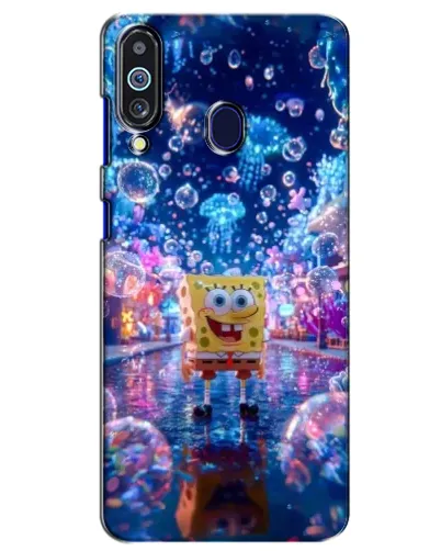 Чехол для Samsung Galaxy M40 с картинкой «Неоновый океан»