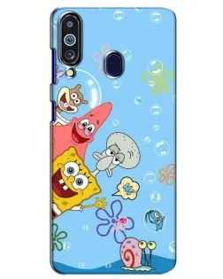 Чехол для Samsung Galaxy M40 с картинкой «Веселые пузырьки»