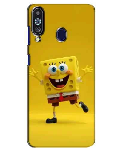 Чехол для Samsung Galaxy M40 с картинкой «Позитивный Губка Боб»
