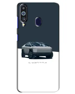 Чохол для Samsung Galaxy M40 з картинкою «Сріблястий Cybertruck Tesla» Чохол для Samsung Galaxy M40 з картинкою «Сріблястий Cybertruck Tesla»