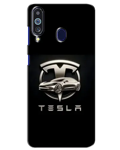 Чохол для Samsung Galaxy M40 з картинкою «Tesla — срібне авто» Чохол для Samsung Galaxy M40 з картинкою «Tesla — срібне авто»