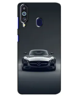 Чехол для Samsung Galaxy M40 с картинкой «Mercedes на черном»