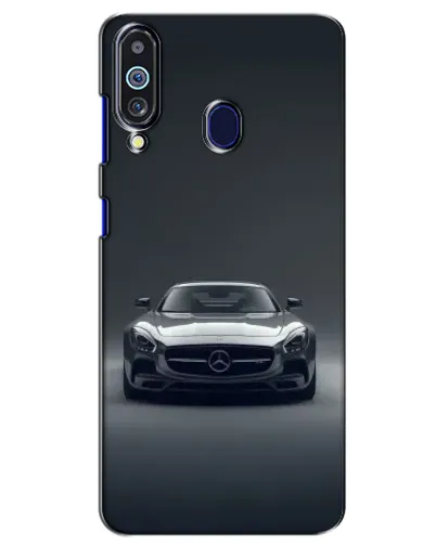 Чехол для Samsung Galaxy M40 с картинкой «Mercedes на черном»