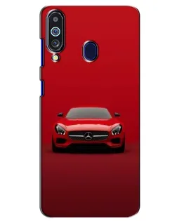 Чехол для Samsung Galaxy M40 с картинкой «Красный Mercedes AMG»
