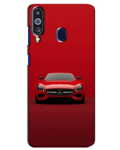 Чехол для Samsung Galaxy M40 с картинкой «Красный Mercedes AMG»