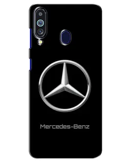 Чехол для Samsung Galaxy M40 с картинкой «Mercedes Silver Logo»