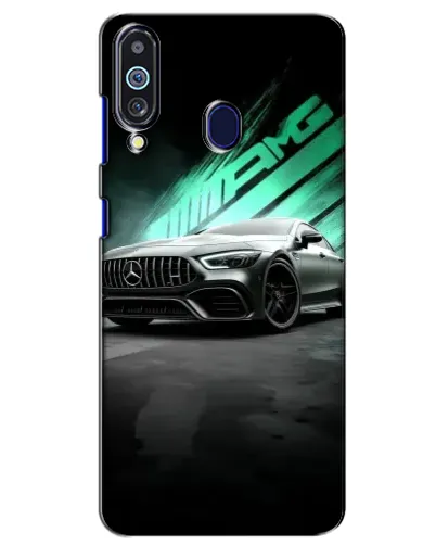 Чехол для Samsung Galaxy M40 с картинкой «Темный Mercedes AMG»