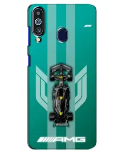 Чехол для Samsung Galaxy M40 с картинкой «Mercedes AMG Petronas»