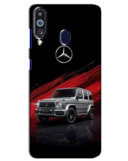 Чехол для Samsung Galaxy M40 с картинкой «Mercedes G-Class красный»