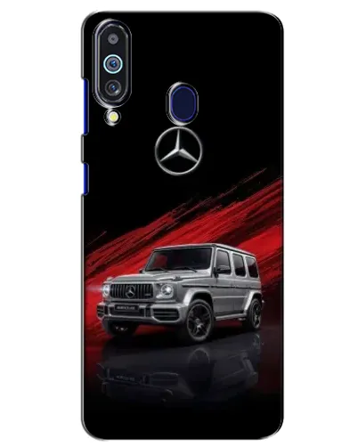 Чехол для Samsung Galaxy M40 с картинкой «Mercedes G-Class красный»
