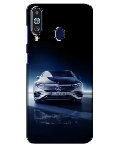 Чехол для Samsung Galaxy M40 с картинкой «Ночной Mercedes EQ»