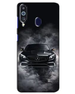 Чехол для Samsung Galaxy M40 с картинкой «Mercedes в дыму»