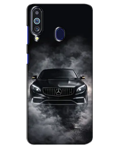 Чехол для Samsung Galaxy M40 с картинкой «Mercedes в дыму»