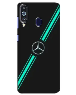 Чехол для Samsung Galaxy M40 с картинкой «Спортивные линии Mercedes»