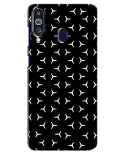 Чехол для Samsung Galaxy M40 с картинкой «Mercedes паттерн звезд»