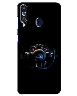 Чехол для Samsung Galaxy M40 с картинкой «Салон Audi — руль» Чехол для Samsung Galaxy M40 с картинкой «Салон Audi — руль»