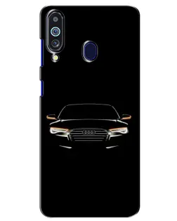 Чехол для Samsung Galaxy M40 с картинкой «Audi — ночной контур» Чехол для Samsung Galaxy M40 с картинкой «Audi — ночной контур»