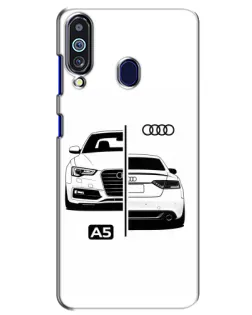 Чехол для Samsung Galaxy M40 с картинкой «Audi — контрастный дизайн» Чехол для Samsung Galaxy M40 с картинкой «Audi — контрастный дизайн»
