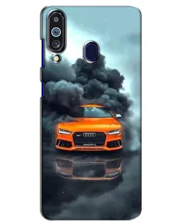 Чехол для Samsung Galaxy M40 с картинкой «Audi в облаках дыма» Чехол для Samsung Galaxy M40 с картинкой «Audi в облаках дыма»