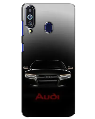 Чехол для Samsung Galaxy M40 с картинкой «Audi — градиентный контур»