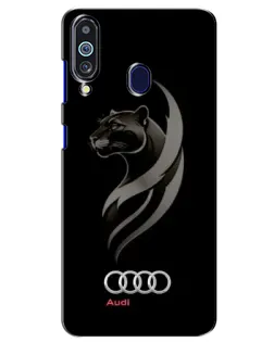 Чехол для Samsung Galaxy M40 с картинкой «Графика — пантера и Audi» Чехол для Samsung Galaxy M40 с картинкой «Графика — пантера и Audi»