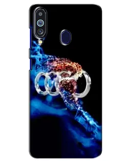 Чехол для Samsung Galaxy M40 с картинкой «Энергия лого Audi» Чехол для Samsung Galaxy M40 с картинкой «Энергия лого Audi»