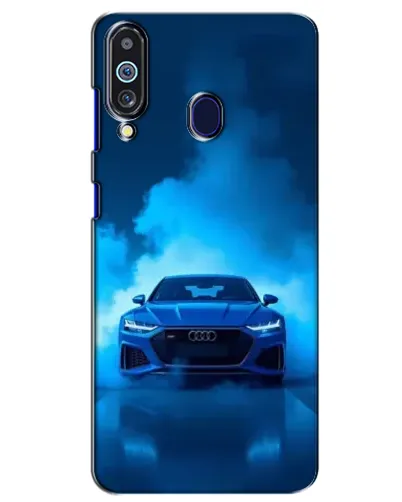 Чехол для Samsung Galaxy M40 с картинкой «Audi — голубая энергия»
