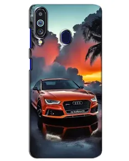 Чехол для Samsung Galaxy M40 с картинкой «Audi — закат» Чехол для Samsung Galaxy M40 с картинкой «Audi — закат»