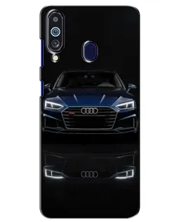 Чехол для Samsung Galaxy M40 с картинкой «Audi — ночное отражение» Чехол для Samsung Galaxy M40 с картинкой «Audi — ночное отражение»