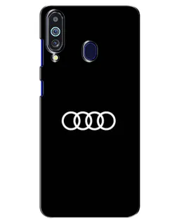 Чехол для Samsung Galaxy M40 с картинкой «Audi White Logo» Чехол для Samsung Galaxy M40 с картинкой «Audi White Logo»