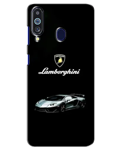 Чехол для Samsung Galaxy M40 с картинкой «Логотип Lamborghini классика»
