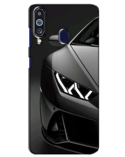 Чехол для Samsung Galaxy M40 с картинкой «Lamborghini фары детализация»