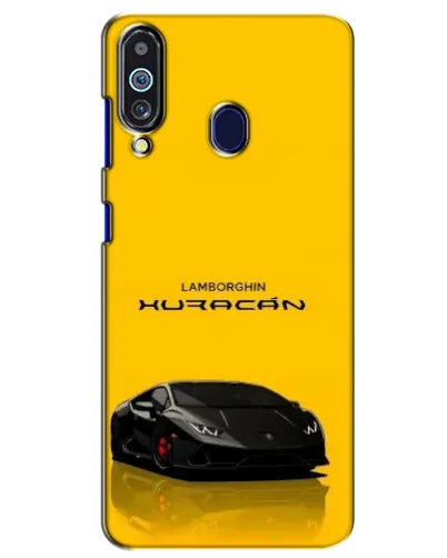 Чехол для Samsung Galaxy M40 с картинкой «Lamborghini Huracan черный»