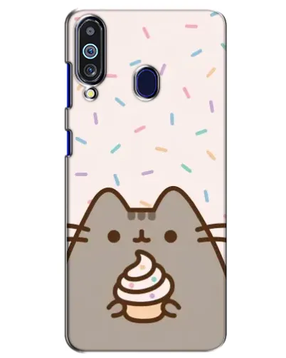 Чехол для Samsung Galaxy M40 с картинкой «Пушин с кексом» Чехол для Samsung Galaxy M40 с картинкой «Пушин с кексом»