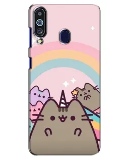 Чехол для Samsung Galaxy M40 с картинкой «Единорог Pusheen»