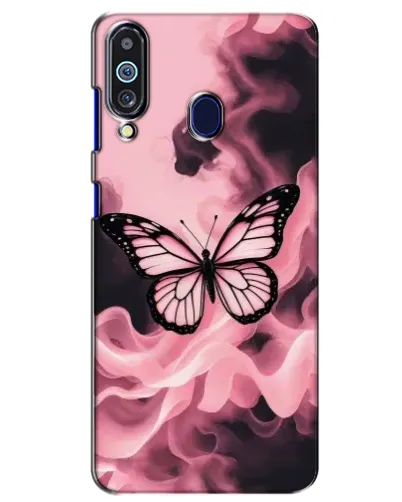 Чехол для Samsung Galaxy M40 с картинкой «Бабочка в дыму»
