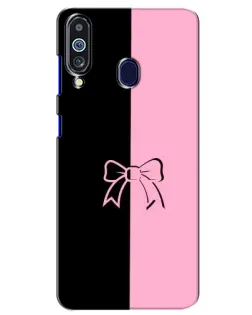 Чехол для Samsung Galaxy M40 с картинкой «Половинки банта»