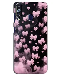 Чехол для Samsung Galaxy M40 с картинкой «Неоновое кружево»