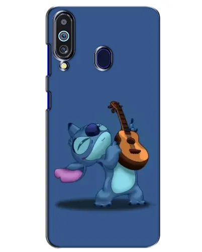 Чехол для Samsung Galaxy M40 с картинкой «Стич с укулеле» Чехол для Samsung Galaxy M40 с картинкой «Стич с укулеле»