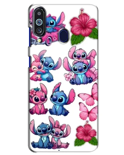 Чехол для Samsung Galaxy M40 с картинкой «Стикеры Stitch и Angel» Чехол для Samsung Galaxy M40 с картинкой «Стикеры Stitch и Angel»