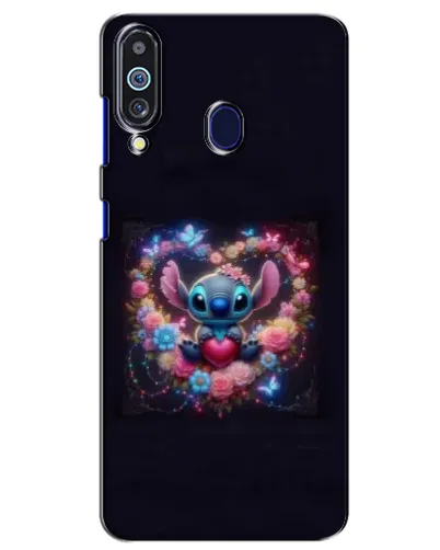 Чехол для Samsung Galaxy M40 с картинкой «Stitch в цветах» Чехол для Samsung Galaxy M40 с картинкой «Stitch в цветах»