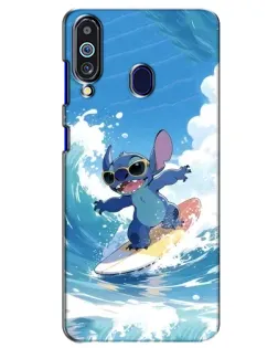 Чохол для Samsung Galaxy M40 з картинкою «Стіч на хвилі»