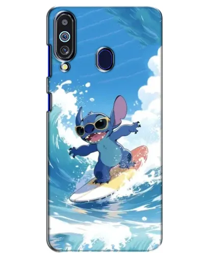 Чехол для Samsung Galaxy M40 с картинкой «Стич на волне» Чехол для Samsung Galaxy M40 с картинкой «Стич на волне»
